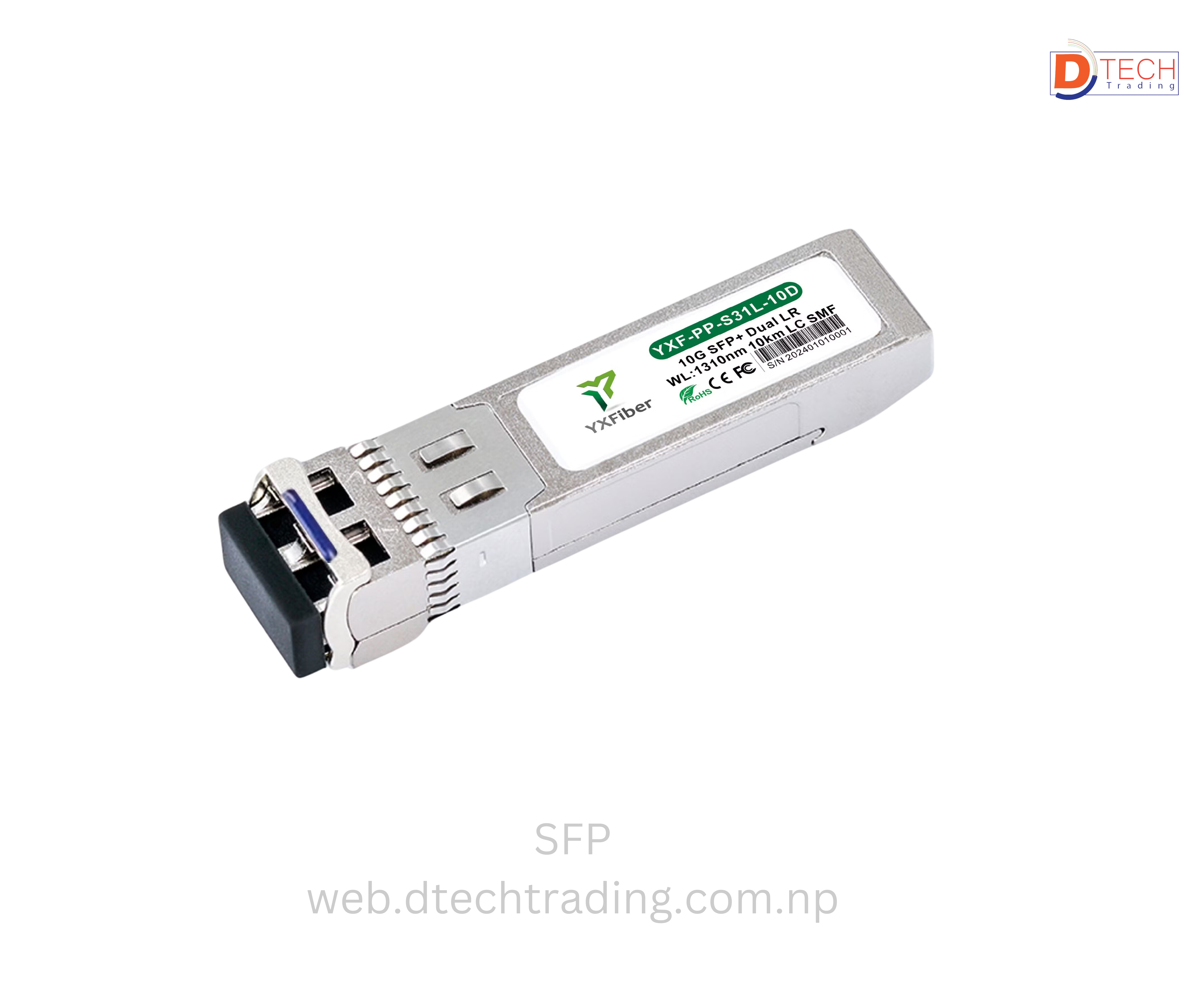 SFP+ 10G, 1310nm Duplex LC